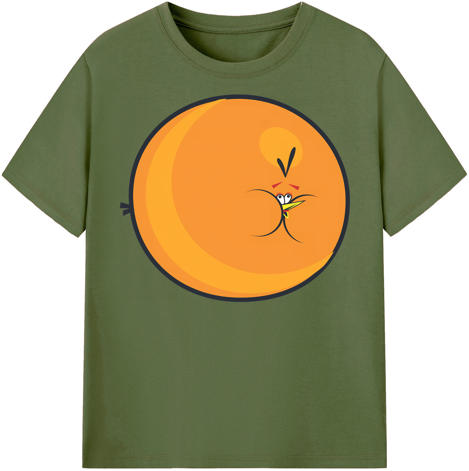 （画像用） Angry Birds アングリーバード 綿100％半袖Tシャツ（フロントプリント）